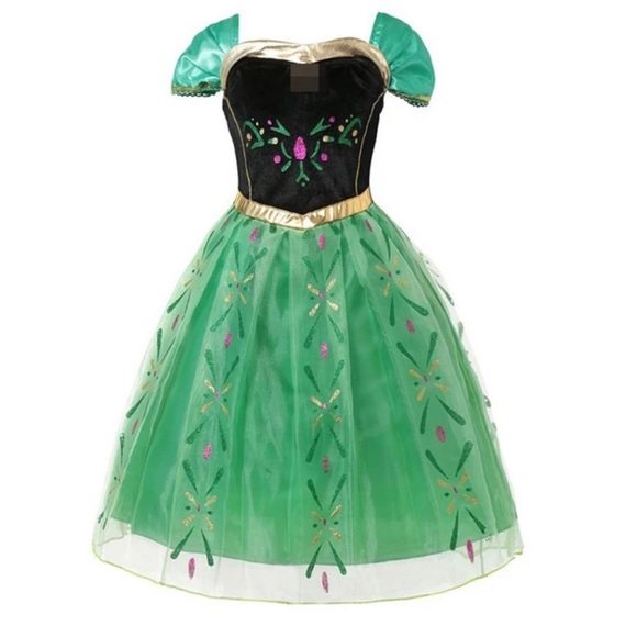 Frozen Disney Princess Anna Make Believe Costume for Dress up or Birthday Gift - Picture 6 of 7